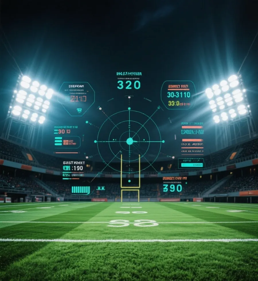 進球數預測與足球戰術觀察示意圖